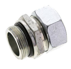 35L & UN 1-5/8''-12 Verzinkter Stahl Geradeschneidende Verschraubung mit Außengewinde 160 bar ISO 8434-1