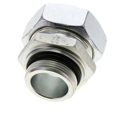 42L & UN 1-5/8''-12 Verzinkter Stahl Geradeschneidende Verschraubung mit Außengewinde 160 bar ISO 8434-1