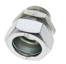 42L & UN 1-5/8''-12 Verzinkter Stahl Geradeschneidende Verschraubung mit Außengewinde 160 bar ISO 8434-1