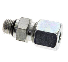 8S & UNF 7/16''-20 Verzinkter Stahl Geradeschneidende Verschraubung mit Außengewinde 630 bar ISO 8434-1