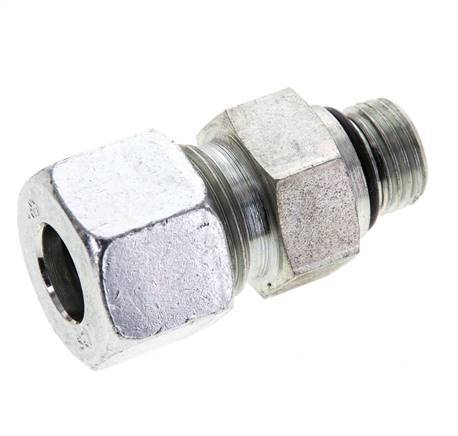 12S & UNF 9/16''-18 Verzinkter Stahl Gerade Schneidverschraubung mit Außengewinde 630 bar ISO 8434-1