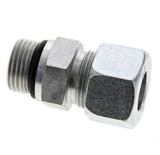 16S & UNF 7/8''-14 Verzinkter Stahl Gerade Schneidverschraubung mit Außengewinde 400 bar ISO 8434-1