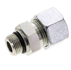 20S & UNF 7/8''-14 Verzinkter Stahl Geradeschneidende Verschraubung mit Außengewinde 400 bar ISO 8434-1