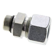 20S & UNF 7/8''-14 Verzinkter Stahl Geradeschneidende Verschraubung mit Außengewinde 400 bar ISO 8434-1