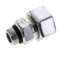 25S & UN 1-1/16''-12 Verzinkter Stahl Geradeschneidende Verschraubung mit Außengewinde 400 bar ISO 8434-1