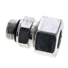 25S & UN 1-1/16''-12 Verzinkter Stahl Geradeschneidende Verschraubung mit Außengewinde 400 bar ISO 8434-1