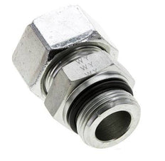 25S & UN 1-5/16''-12 Verzinkter Stahl Geradeschneidende Verschraubung mit Außengewinde 400 bar ISO 8434-1