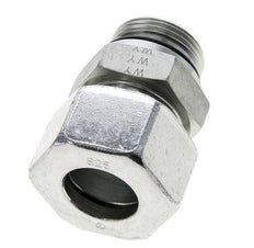 25S & UN 1-5/16''-12 Verzinkter Stahl Geradeschneidende Verschraubung mit Außengewinde 400 bar ISO 8434-1