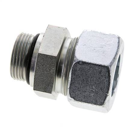 30S & UN 1-5/16''-12 Verzinkter Stahl Geradeschneidende Verschraubung mit Außengewinde 400 bar ISO 8434-1