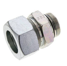 38S & UN 1-5/8''-12 Verzinkter Stahl Geradeschneidende Verschraubung mit Außengewinde 315 bar ISO 8434-1