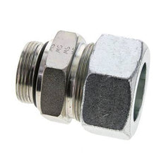 38S & UN 1-5/8''-12 Verzinkter Stahl Geradeschneidende Verschraubung mit Außengewinde 315 bar ISO 8434-1