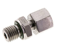 8L & M12x1,5 Edelstahl-Drehgelenk mit Außengewinde 315 bar FKM Einstellbar ISO 8434-1