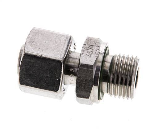 12L & M16x1,5 Edelstahl, gerade drehbar mit Außengewinde 315 bar FKM Einstellbar ISO 8434-1
