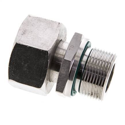 22L & M26x1,5 Edelstahl gerade drehbar mit Außengewinde 160 bar FKM Einstellbar ISO 8434-1