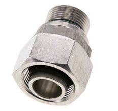 18L & M22x1.5 Stainless Steel Straight Swivel with Male Threads 315 bar FKM Adjustable ISO 8434-1