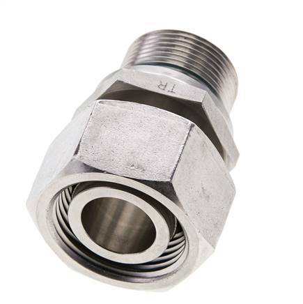 22L & M26x1,5 Edelstahl gerade drehbar mit Außengewinde 160 bar FKM Einstellbar ISO 8434-1