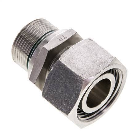 22L & M26x1,5 Edelstahl gerade drehbar mit Außengewinde 160 bar FKM Einstellbar ISO 8434-1