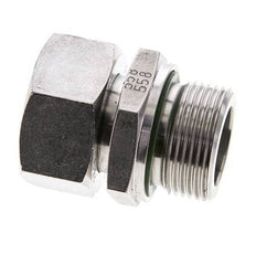 28L & M33x2 Edelstahl gerade drehbar mit Außengewinde 160 bar FKM Einstellbar ISO 8434-1