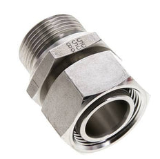 28L & M33x2 Edelstahl gerade drehbar mit Außengewinde 160 bar FKM Einstellbar ISO 8434-1