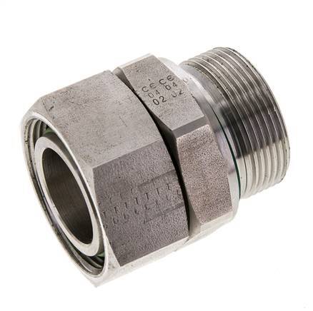 35L & M42x2 Edelstahl gerade drehbar mit Außengewinde 160 bar FKM Einstellbar ISO 8434-1