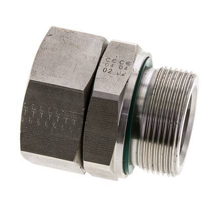 35L & M42x2 Edelstahl gerade drehbar mit Außengewinde 160 bar FKM Einstellbar ISO 8434-1