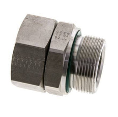 35L & M42x2 Edelstahl gerade drehbar mit Außengewinde 160 bar FKM Einstellbar ISO 8434-1