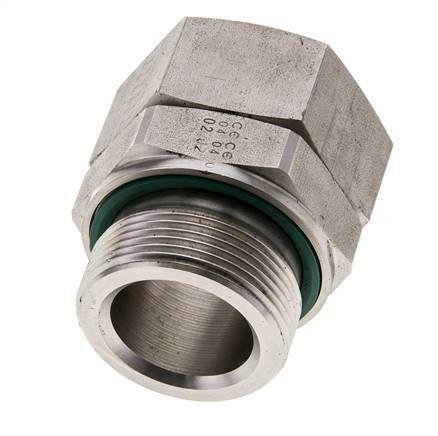 35L & M42x2 Edelstahl gerade drehbar mit Außengewinde 160 bar FKM Einstellbar ISO 8434-1
