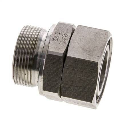 35L & M42x2 Edelstahl gerade drehbar mit Außengewinde 160 bar FKM Einstellbar ISO 8434-1