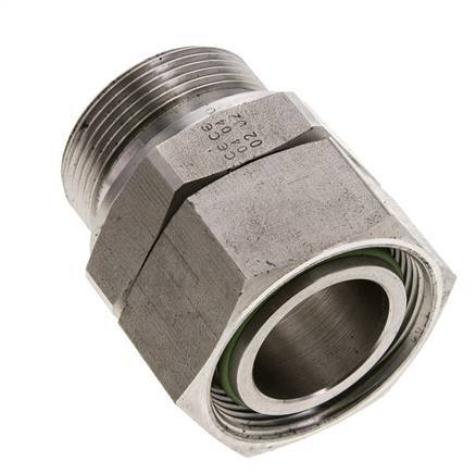 35L & M42x2 Edelstahl gerade drehbar mit Außengewinde 160 bar FKM Einstellbar ISO 8434-1