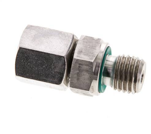 6S & M12x1,5 Edelstahl-Drehgelenk mit Außengewinde 630 bar FKM Einstellbar ISO 8434-1