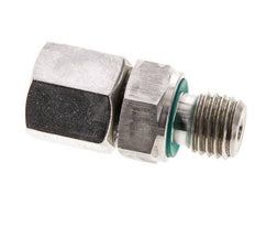 6S & M12x1,5 Edelstahl-Drehgelenk mit Außengewinde 630 bar FKM Einstellbar ISO 8434-1