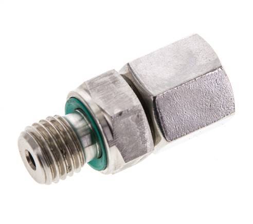 6S & M12x1,5 Edelstahl-Drehgelenk mit Außengewinde 630 bar FKM Einstellbar ISO 8434-1