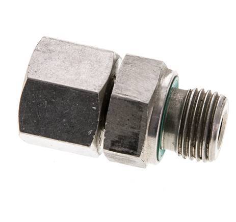 10S & M16x1,5 Edelstahl-Drehgelenk mit Außengewinde 630 bar FKM Einstellbar ISO 8434-1