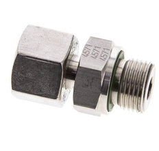 12S & M18x1,5 Edelstahl-Drehgelenk mit Außengewinde 630 bar FKM Einstellbar ISO 8434-1