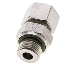 12S & M18x1,5 Edelstahl-Drehgelenk mit Außengewinde 630 bar FKM Einstellbar ISO 8434-1