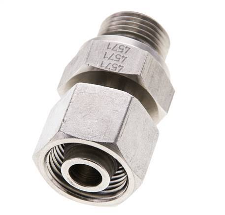 12S & M18x1,5 Edelstahl-Drehgelenk mit Außengewinde 630 bar FKM Einstellbar ISO 8434-1