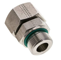 25S & M33x2 Edelstahl-Drehgelenk mit Außengewinde 400 bar FKM Einstellbar ISO 8434-1