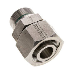 25S & M33x2 Edelstahl-Drehgelenk mit Außengewinde 400 bar FKM Einstellbar ISO 8434-1
