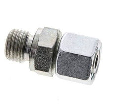 10L & M14x1,5 Verzinkter Stahl, gerade drehbar mit Außengewinde 315 bar NBR O-Ring Dichtungskonus Einstellbar ISO 8434-1