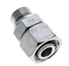 15L & M18x1.5 Verzinkter Stahl gerade drehbar mit Außengewinde 315 bar NBR O-Ring Dichtkonus Einstellbar ISO 8434-1