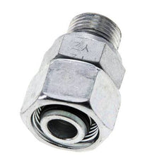 15L & M18x1.5 Verzinkter Stahl gerade drehbar mit Außengewinde 315 bar NBR O-Ring Dichtkonus Einstellbar ISO 8434-1
