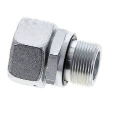 22L & M26x1,5 Verzinkter Stahl Gerade Drehgelenke mit Außengewinde 160 bar NBR O-Ring Dichtungskonus Einstellbar ISO 8434-1