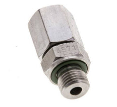 6L & M10x1 Edelstahl-Drehgelenk mit Außengewinde 315 bar FKM O-Ring-Dichtkonus Einstellbar ISO 8434-1