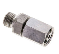 6L & M10x1 Edelstahl-Drehgelenk mit Außengewinde 315 bar FKM O-Ring-Dichtkonus Einstellbar ISO 8434-1