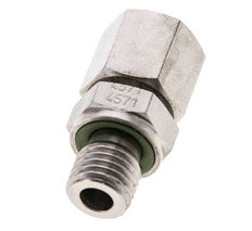 8L & M12x1,5 Edelstahl-Drehgelenk mit Außengewinde 315 bar FKM O-Ring-Dichtkonus Einstellbar ISO 8434-1