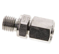 8L & M12x1,5 Edelstahl-Drehgelenk mit Außengewinde 315 bar FKM O-Ring-Dichtkonus Einstellbar ISO 8434-1