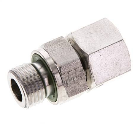 12L & M16x1,5 Edelstahl gerade drehbar mit Außengewinde 315 bar FKM O-Ring Dichtungskonus Einstellbar ISO 8434-1