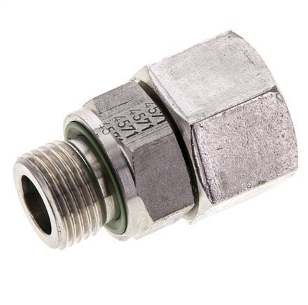 15L & M18x1,5 Edelstahl gerade drehbar mit Außengewinde 315 bar FKM O-Ring Dichtungskonus Einstellbar ISO 8434-1