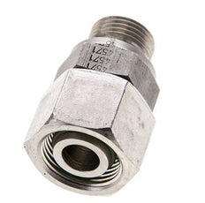 15L & M18x1,5 Edelstahl gerade drehbar mit Außengewinde 315 bar FKM O-Ring Dichtungskonus Einstellbar ISO 8434-1