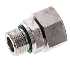 18L & M22x1,5 Edelstahl gerade drehbar mit Außengewinde 315 bar FKM O-Ring Dichtungskonus Einstellbar ISO 8434-1